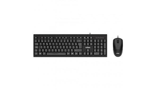 Keyboard and Mouse Nilox Multicolour