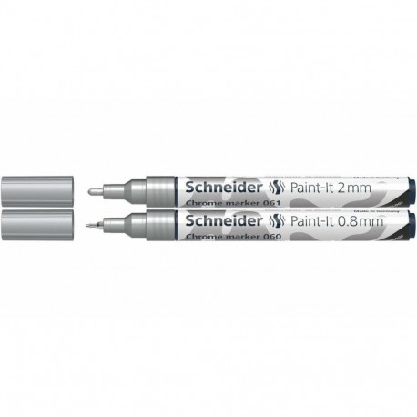 Markerite komplekt Schneider PAINT-IT 2 CHROME metalne (2 Ühikut)