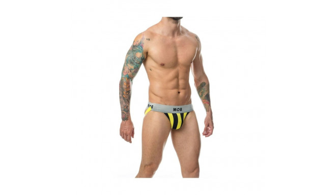 Thong Mob Eroticwear Yellow Black L