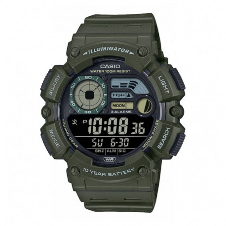 Meeste Kell Casio WS-1500H-3BVEF Must