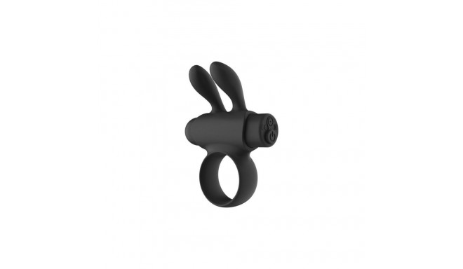 Jelly Rabbit Cock Ring Diversual Black