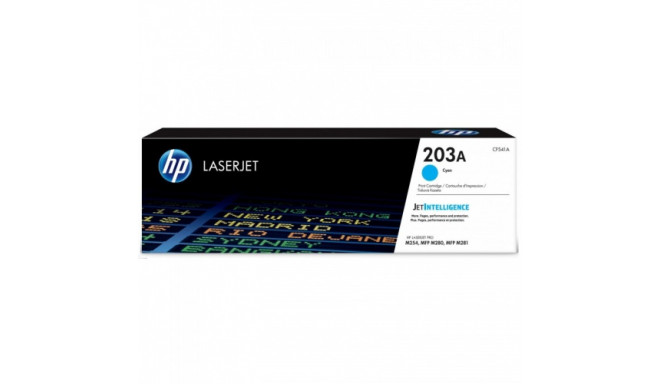HP Cartridge No.203A tsüaan 1,3K (CF541A) laserprinteritele, 1300 lehte
