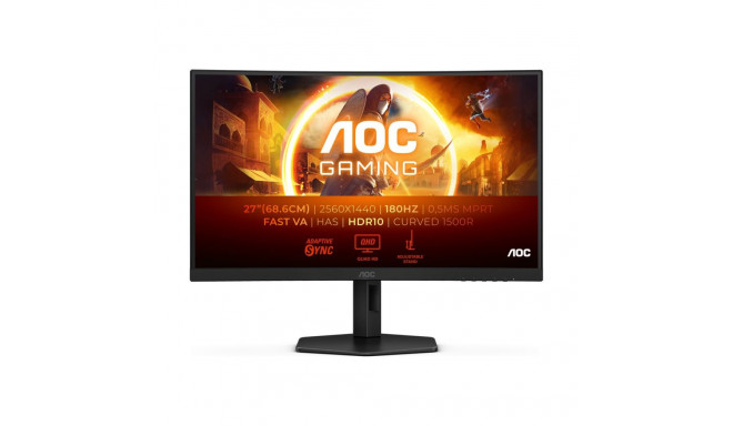 AOC CQ27G4X | 27 " | VA | QHD | 16:9 | 180 Hz | 1 ms | 2560 x 1440 pikslit | 300 cd/m² | HDMI portid