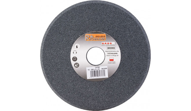 CERAMIC GRINDING DISC FOR SHARPENING 200x8x32 Black 98C60K