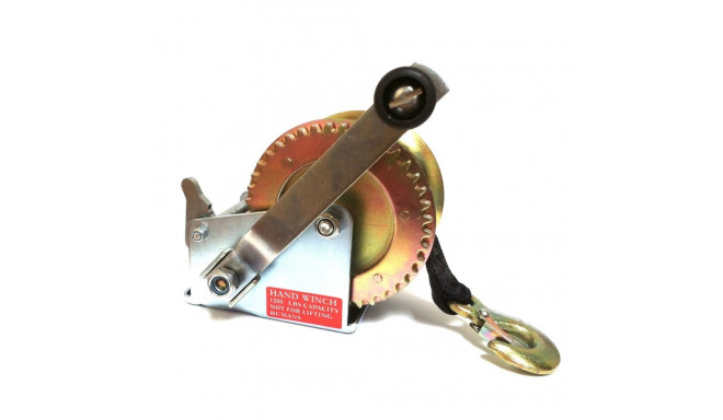 Manual winch 1.5 x 50 mm x 8 m, 900 kg