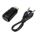 Fusion video signāla pārveidotājs HDMI uz VGA (+ audio) melns