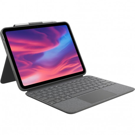 Logitech klaviatuurümbris Combo Touch QWERTY US International Smart Connector, hall