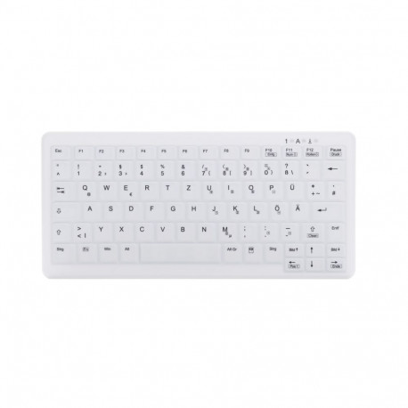 Contour Design Active Key Contour ClassicClean Medical Keyboard IP68 Mini Wireless White DE C4110