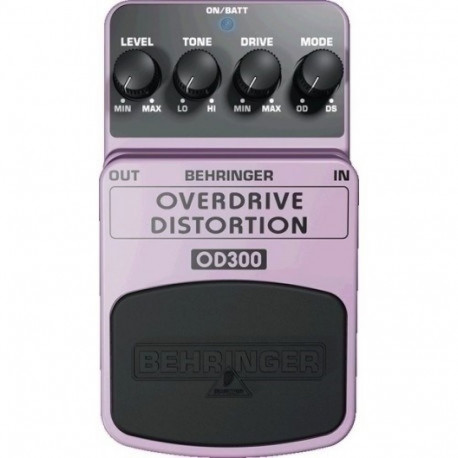 Behringer OD300 effects pedal Purple, Black