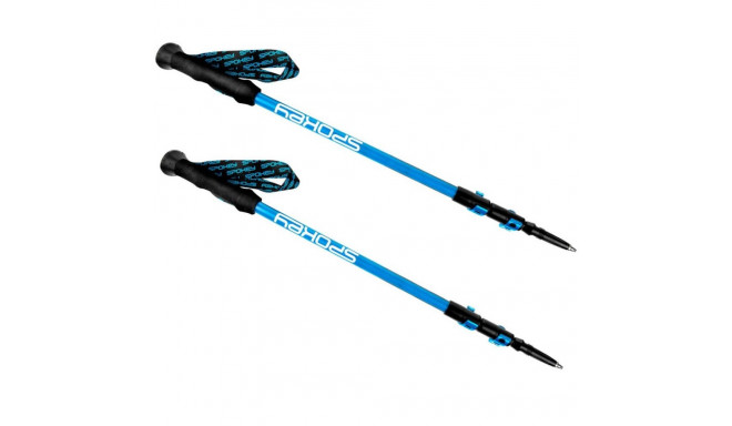 Spokey Carbon trekking poles blue-black 927900