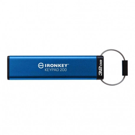 Kingston Technology IronKey usb-mälupulk Keypad 200 32GB FIPS 140-3 Lvl 3 AES-256 riistvaraliselt kr