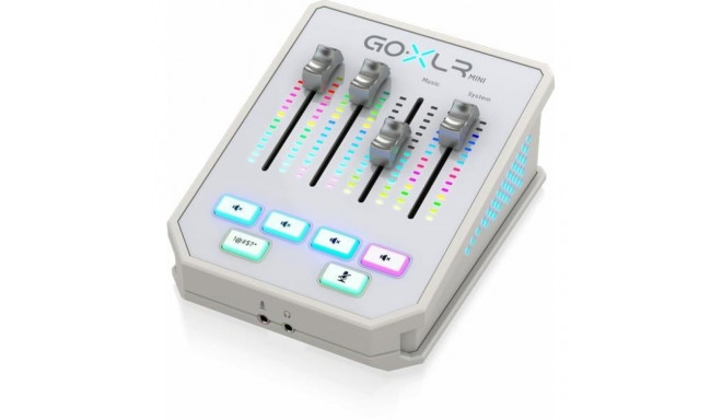 TC Helicon GO XLR Mini-WH valge mikser / sampler voogedastuseks