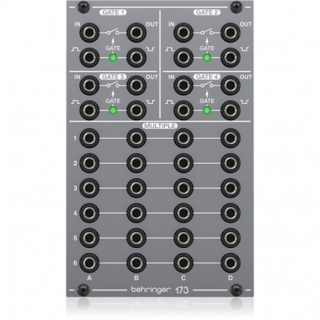 Behringer 173 QUAD GATE/MULTIPLES Moduł syntezatora modularnego