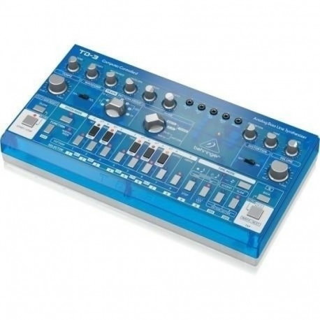 Behringer TD-3-BB sinine läbipaistev bassisüntesaator