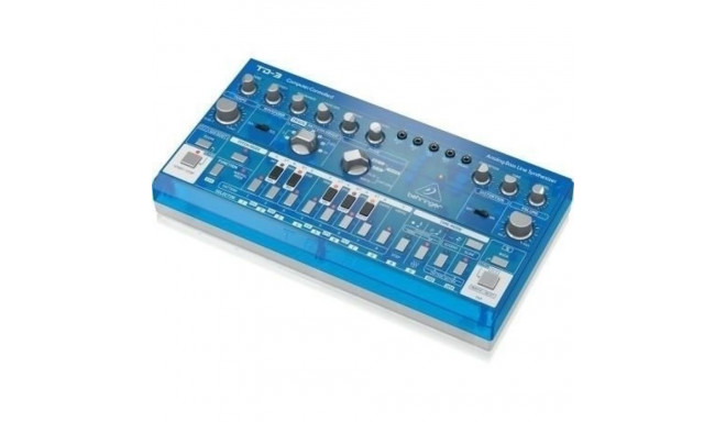 Behringer TD-3-BB sinine läbipaistev bassisüntesaator