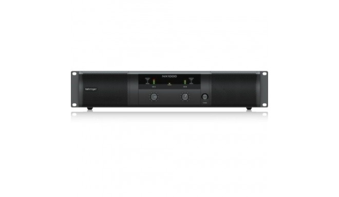 Behringer NX1000 must helivõimendi lavakasutuseks
