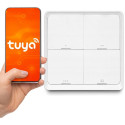 Remote Control ZigBee Button TUYA SC04 Smart 4 Channels 12 Scenes
