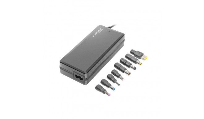 NATEC Torpedo UNI-90 toiteadapter/inverter Siseruumides 90 W Must