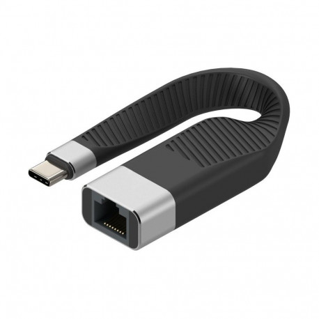 Techly võrgukaabel ICOC USBC-RJ45 0.144m, must