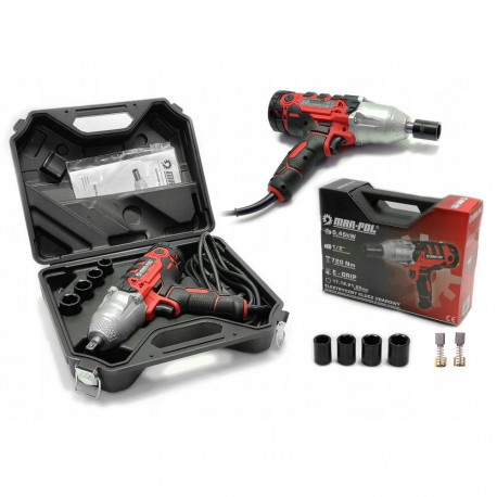 IMPACT WRENCH 1/2" ELECTRIC+SOCKETS 720Nm