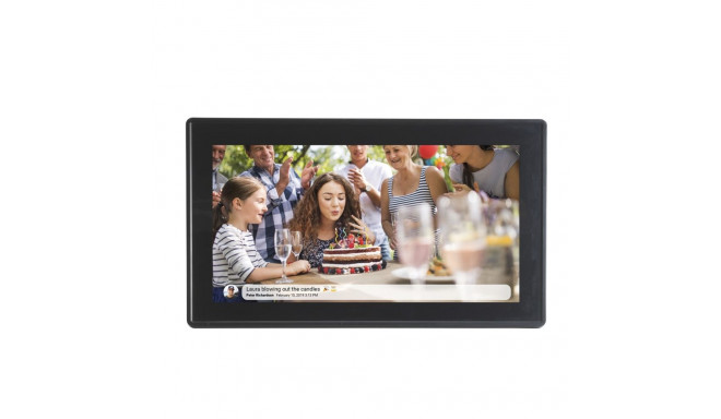 Denver PFF-1514B digital photo frame Black 39.6 cm (15.6") Touchscreen Wi-Fi