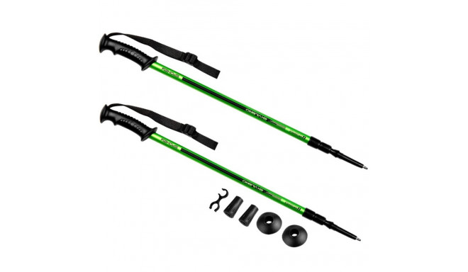 Trekking poles Spokey Ekvilibro green 927902