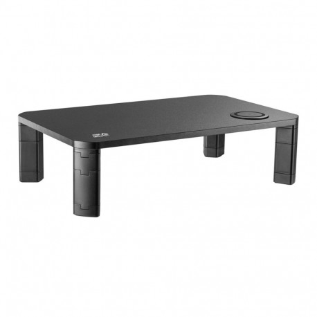 Ergo Office ER-415 Monitor Stand Shelf Wireless Qi Charging Adjustable 17" - 32" 20kg Induction Char