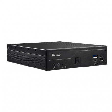 Shuttle Slim PC DH610 , S1700, 1x HDMI, 2x DP , 1x 2.5", 2x M.2, 2x LAN (Intel 1G + 2.5G), 2x COM, 2