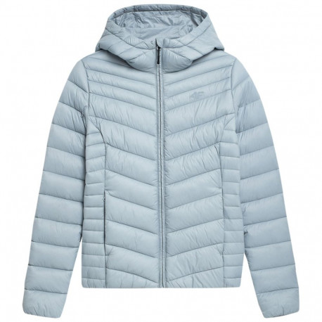 Women's down jacket 4F F095 light blue 4FSS23TDJAF095 34S