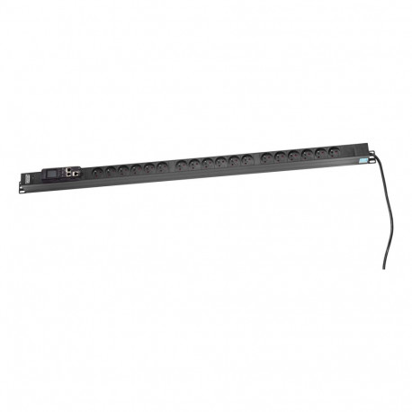 Digitus DN-IP-V-2-18E toitejaotusseade (PDU) 18 AC pistikupesa 0U must