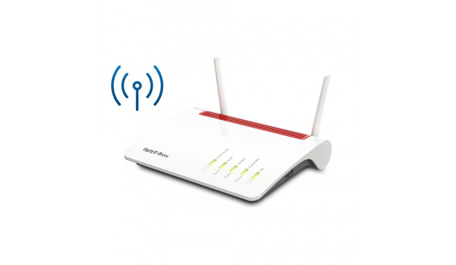 FRITZ!Box 6890 LTE wireless router Gigabit Ethernet Dual-band (2.4 GHz / 5 GHz) 4G Black, Red, White