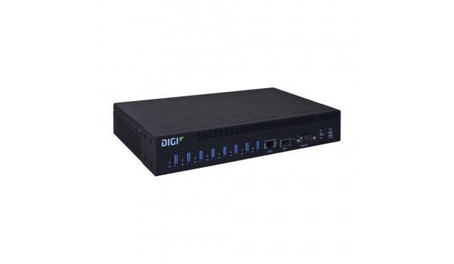 Digi AW08-G300 interface hub USB 3.2 Gen 1 (3.1 Gen 1) Type-A 10000 Mbit/s Black