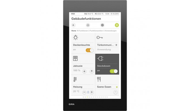 GIRA 206905 video fonosüsteem 15,2 cm (6") must