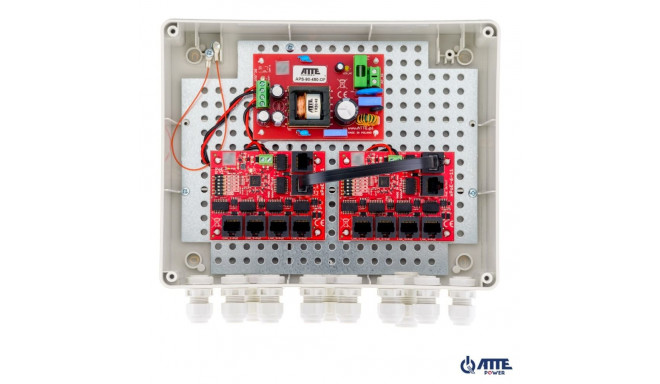 SWITCH ZEWNĘTRZNY 10-PORTOWY POE ATTE IP-9-11-L2