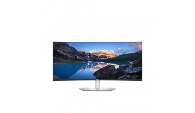 DELL UltraSharp U3824DW LED ekraan 95,2 cm (37,5") 3840 x 1600 pikslit Wide Quad HD+ LCD must, hõbed