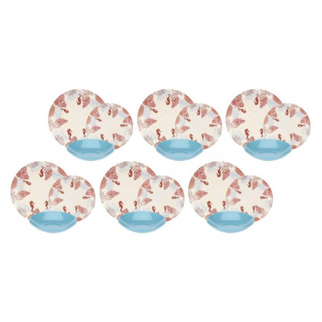 ROSE&TULIPS SEABED Dinner service for 6 people