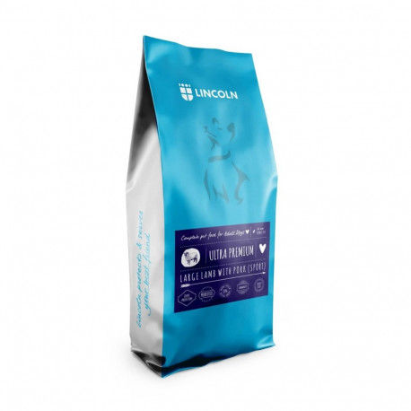 LINCOLN Ultra premium suur lambalihaga sealiha kuiv koeratoit 12kg