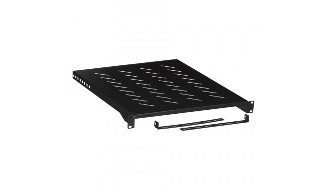Lanberg AK-1005-B Rack shelf for 19’ 800MM (1U, 483X500MM)