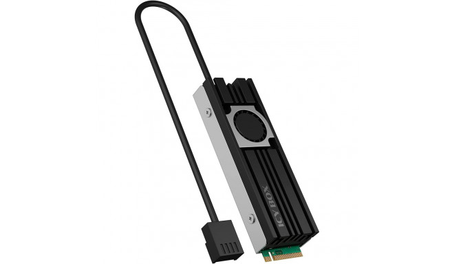 ICY BOX IB-M2HSF-703, heatsink (black)