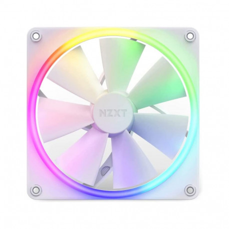 F140 RGB Single 140x140x26 (weiß, Einzellüfter, ohne Controller, 140 mm)