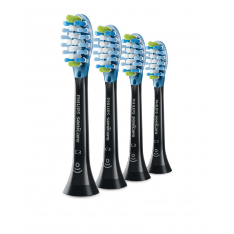 Sonicare HX9044/17 C3 Premium Plaque Defence 4er (schwarz)