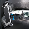 Baseus Backseat Car Mount SUHZ-01 Car Headrest Holder for Tablets / Smartphones 4.7-12.9" - Bla