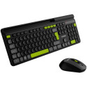 CANYON HSET-W5 EN Keyboard+Mouse AAA+AA Wireless Black