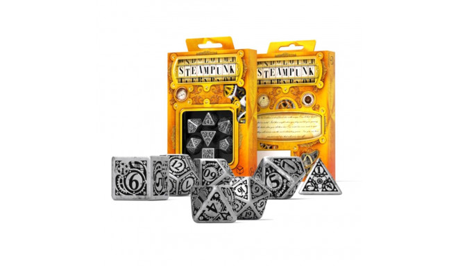 Metal Steampunk Dice Set