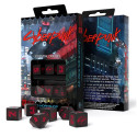 Cyberpunk Red Essential Dice Set Black And Red Colors