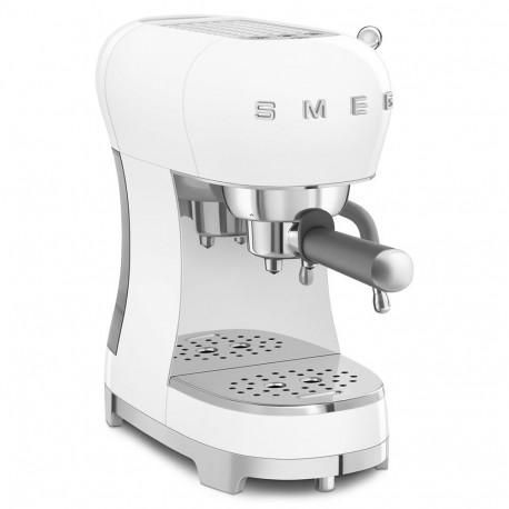 Coffee Maker - SMEG ECF02WHEU 15-Bar Pressure Thermoblock White