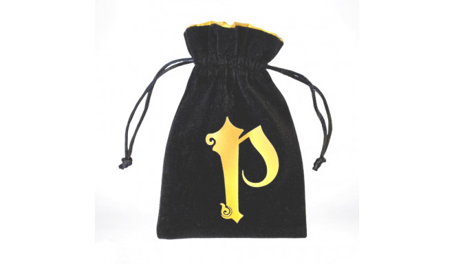 Pathfinder Velor Dice Bag Black And Gold Sp