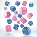 Crosshairs Compact D6 Rpg Dice Set (Blue And Pink Sp.)