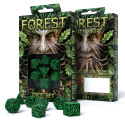 Q Workshop Forest Jungle Dice Set (Green And Black Sp)