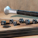 The Witcher Geralt Silver Sword Dice Set Black And Silver Sp